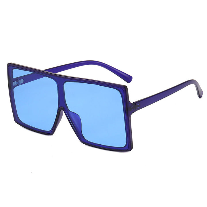Women's Oversized Sunglasses in Fashionable Geometric Design Bowlift