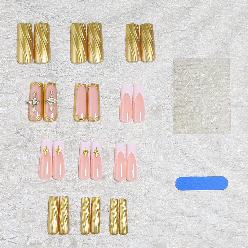 Glamorous Artificial Nail Set Bowlift