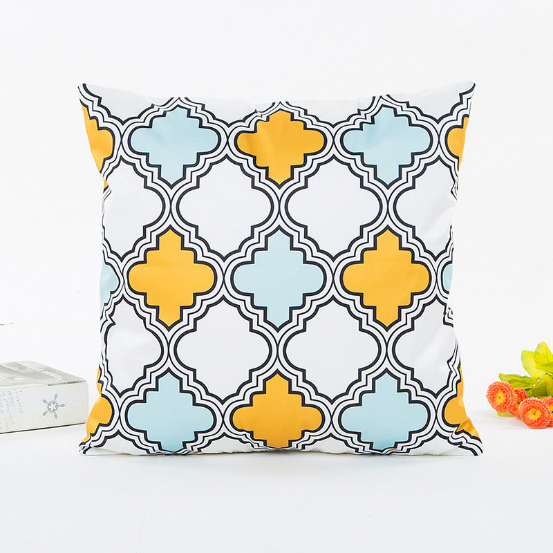 Geometric Pattern Decorative Pillow