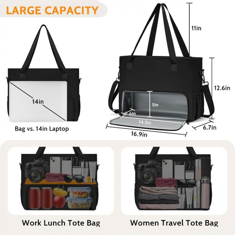 Insulated cooler bag with removable inner compartment Bowlift