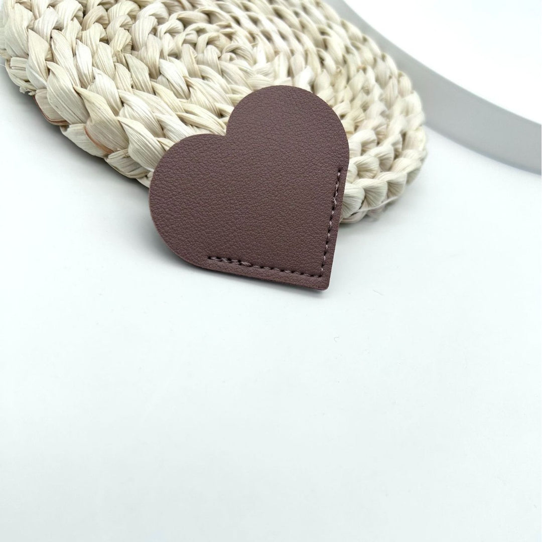 Heart-Shaped Leather Accessory Bowlift