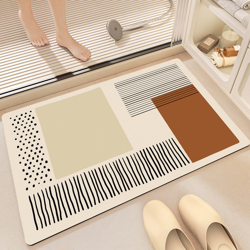 Geometric Abstract Bath Mat Bowlift