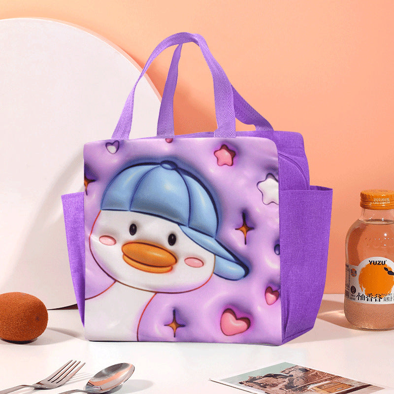 Fun Cartoon-Themed Tote Bag Bowlift