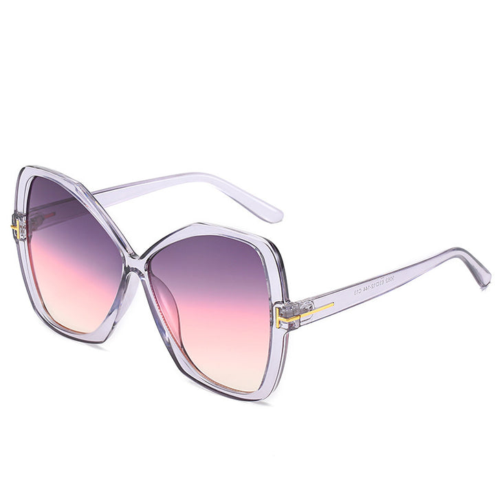 Fashionably Oversized Geometric Sunglasses Bowlift