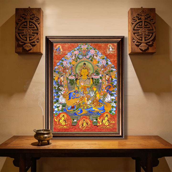 Intricate Religious Canvas Artwork