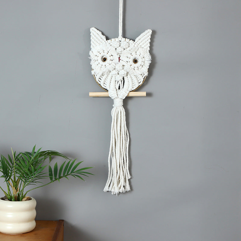 Macrame Owl Wall Hanging Bowlift