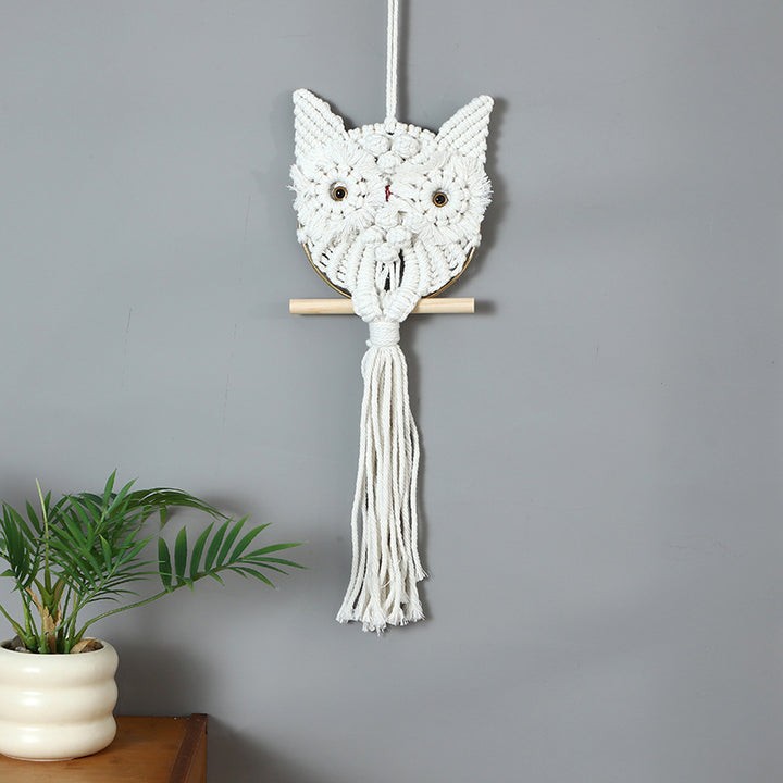 Macrame Owl Wall Hanging Bowlift