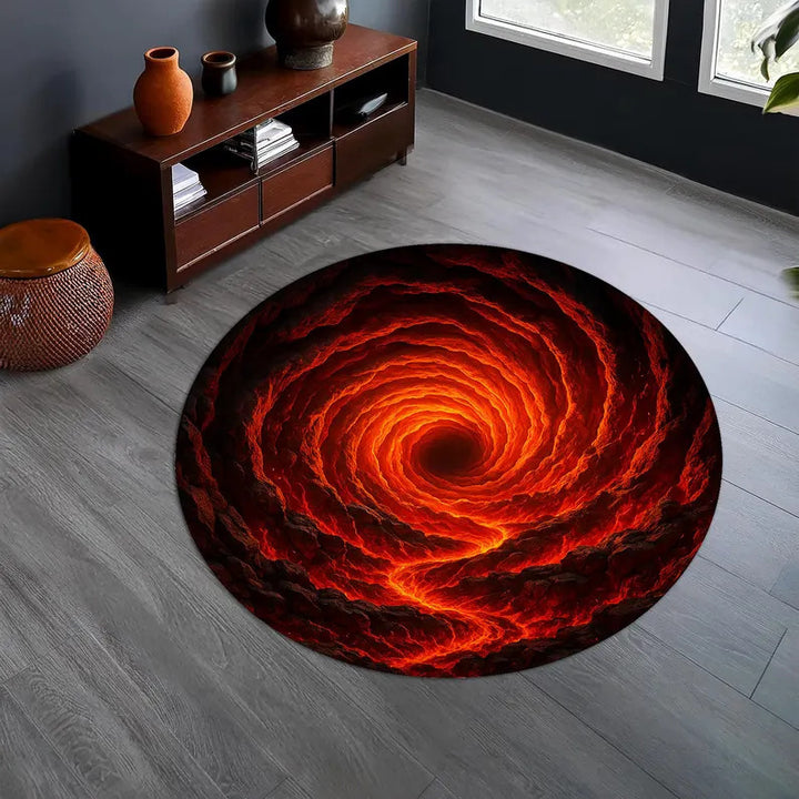 Artistic Spiral Cloud Area Rug