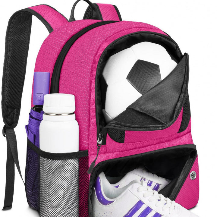 Sporty Backpack with Integrated Compartments Bowlift