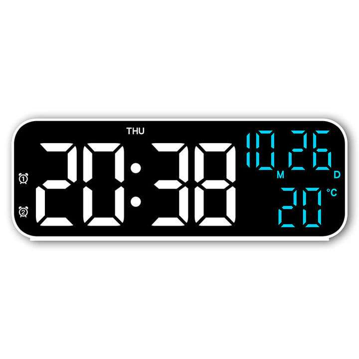 Digital Alarm Clock with Large LED Display and Weather Function Bowlift