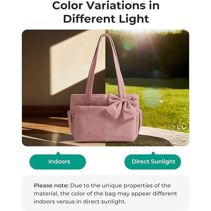 Elegant shopping bag with bow Bowlift