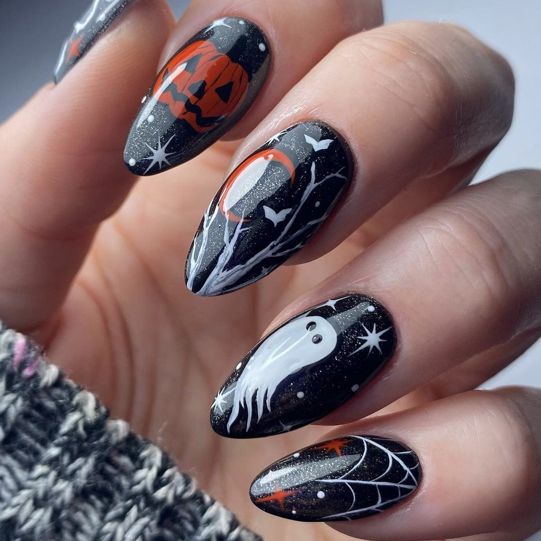 Halloween Themed 3D Decorative Nail Art Extensions Bowlift