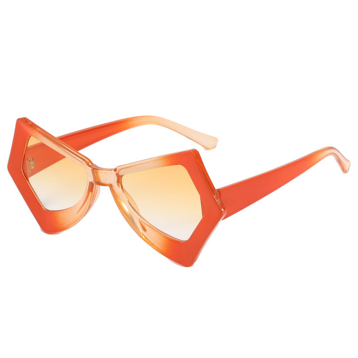 Women's polygonal sunglasses in extravagant design Bowlift