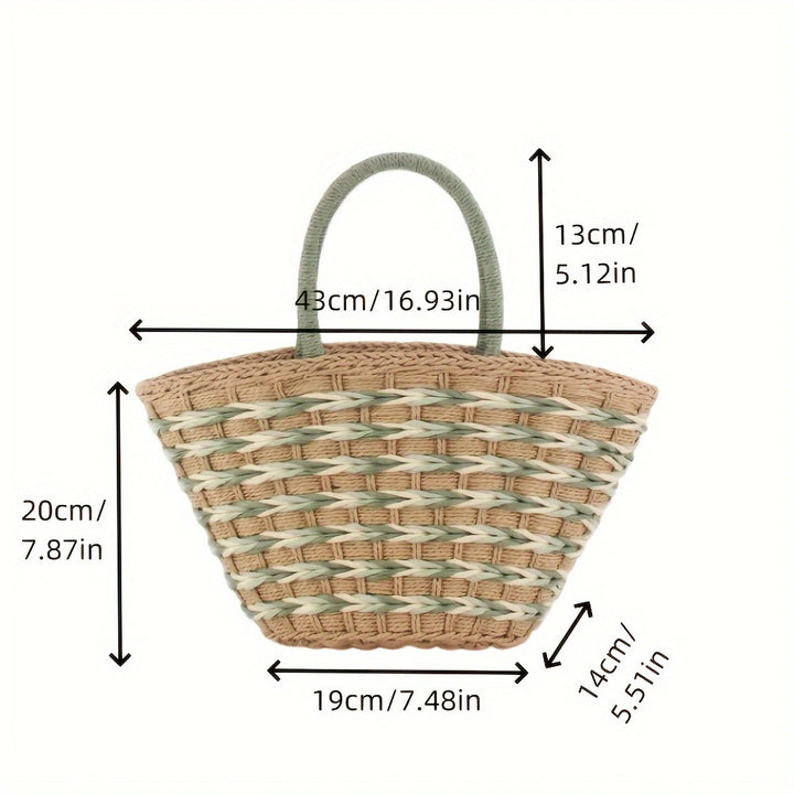 Basket bag with modern handles Bowlift
