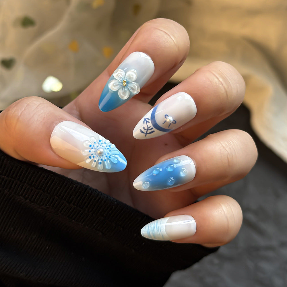 Artistic Decorative Press-On Nails Collection Bowlift