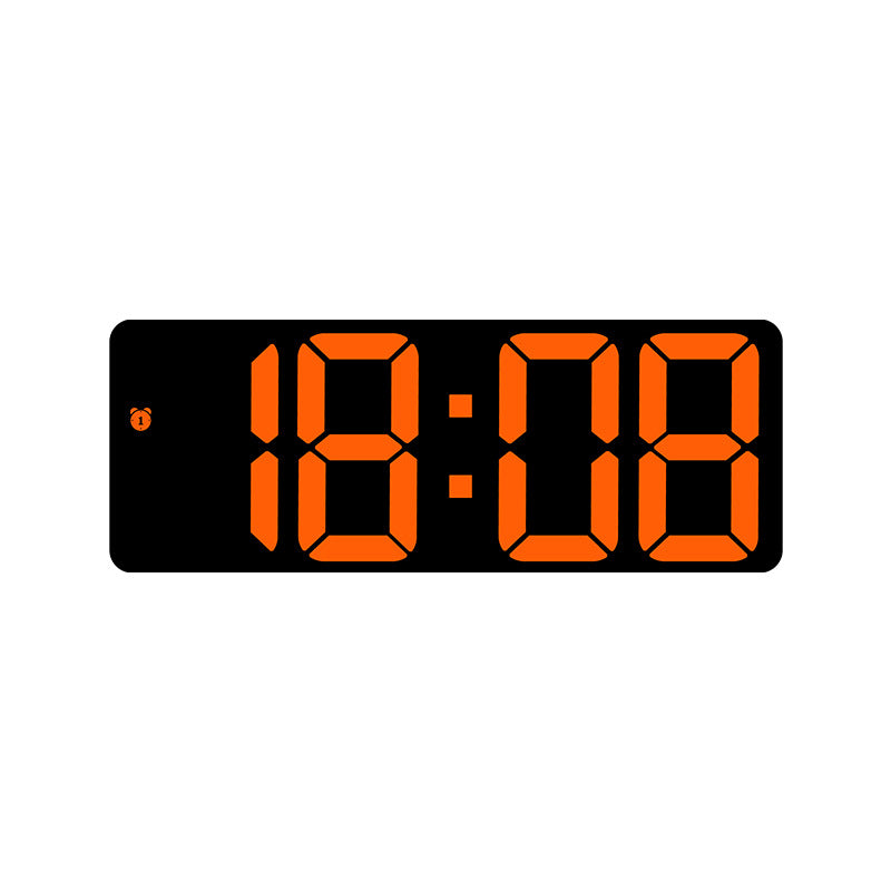 Digital LED clock with large display and colorful digits Bowlift