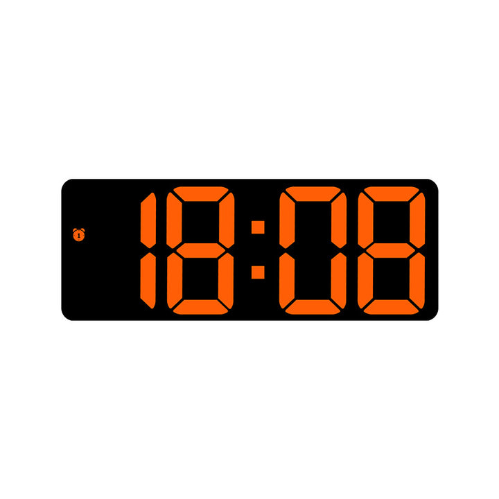 Digital LED clock with large display and colorful digits Bowlift