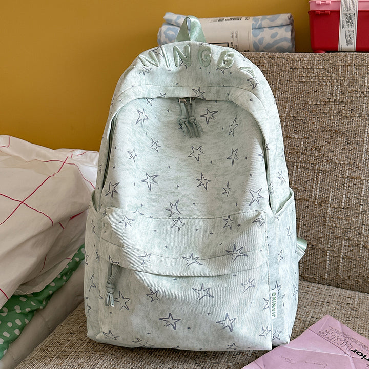 Women’s Stylish Star-Printed Backpack Bowlift