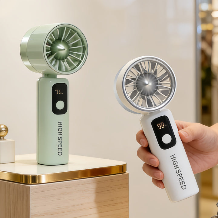 Women's Portable High-Speed Handheld Fan Bowlift