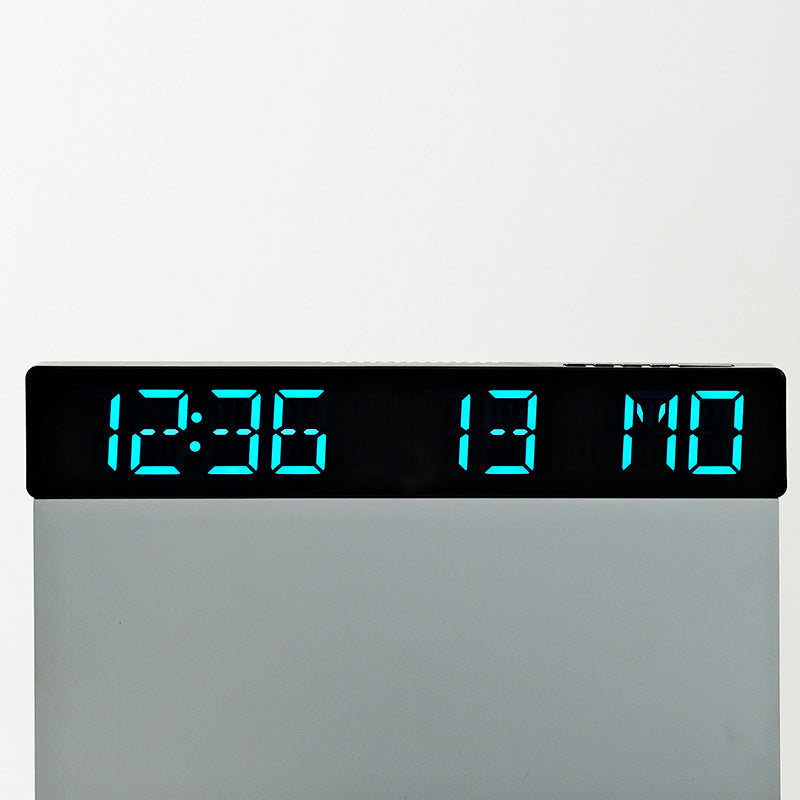 Digital wall clock with large LED display Bowlift