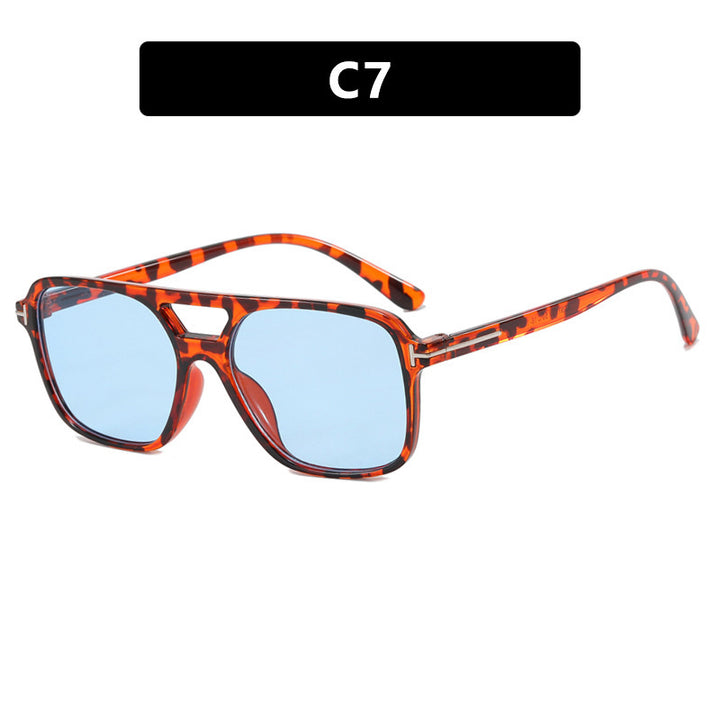Women's fashionable sunglasses in striking leopard print Bowlift