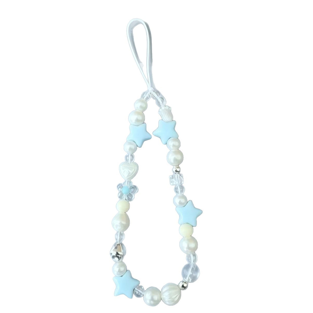 Decorative Star and Pearl Phone Charm Bowlift