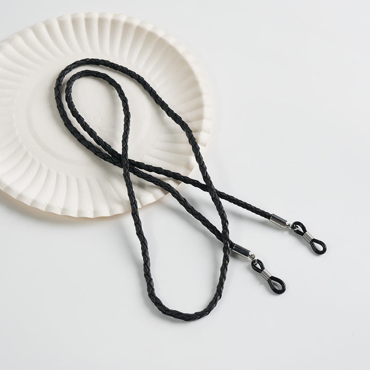 Braided Leather Eyewear Holder Bowlift