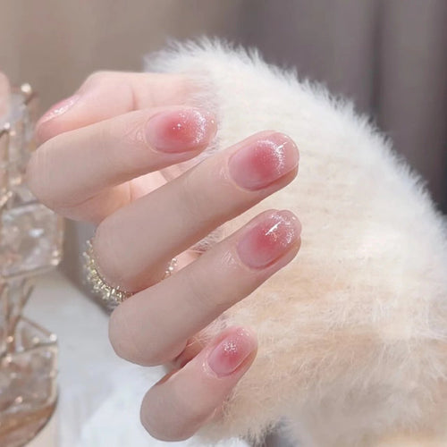 Glossy Ombre Press-On Nails Bowlift