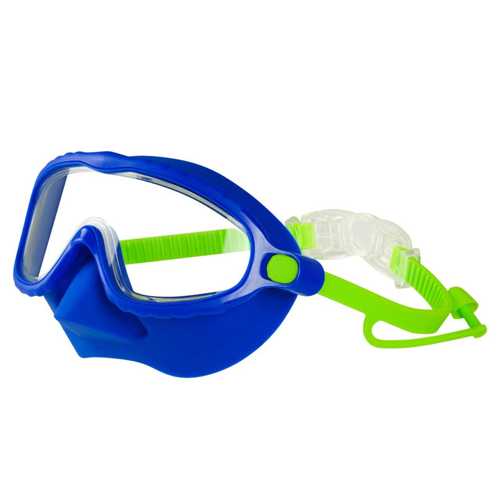 Swimming mask with adjustable comfort and clear field of vision Bowlift