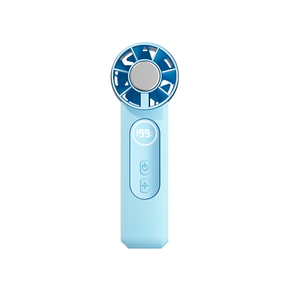 Women's portable mini fan with LED display Bowlift
