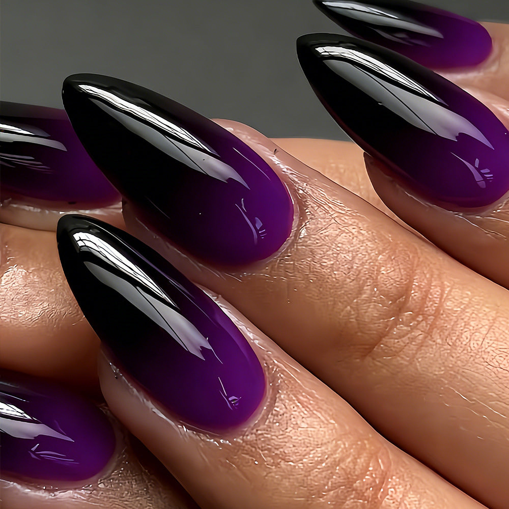 Ombre Stiletto Press-On Nail Art Bowlift
