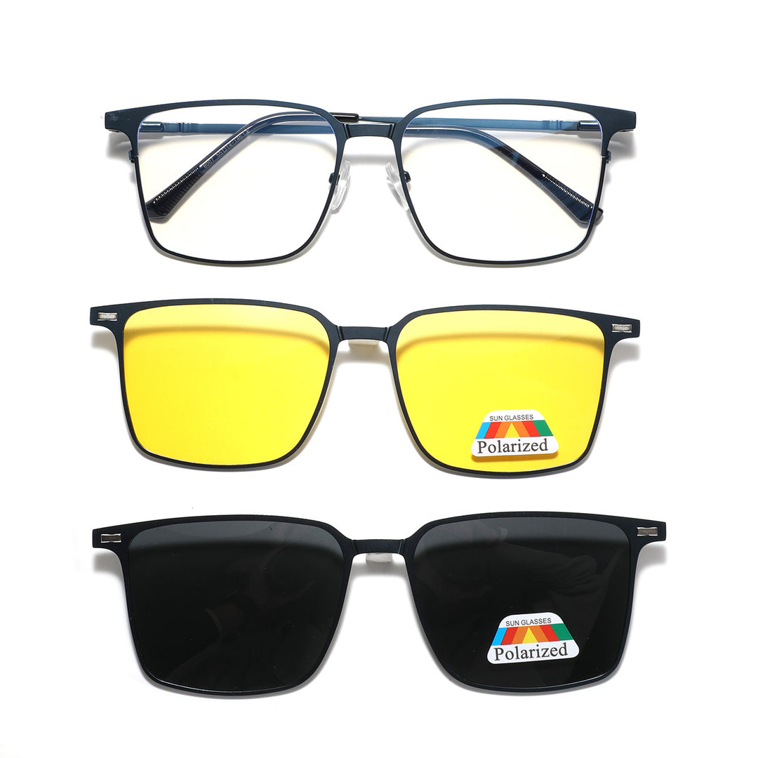 Women's fashionable sunglasses with interchangeable polarizing lenses Bowlift
