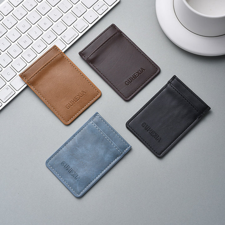 Minimalist Leather Card Holder Bowlift