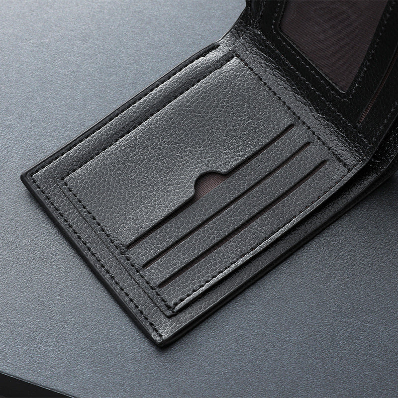 Textured Leather Card Case Bowlift