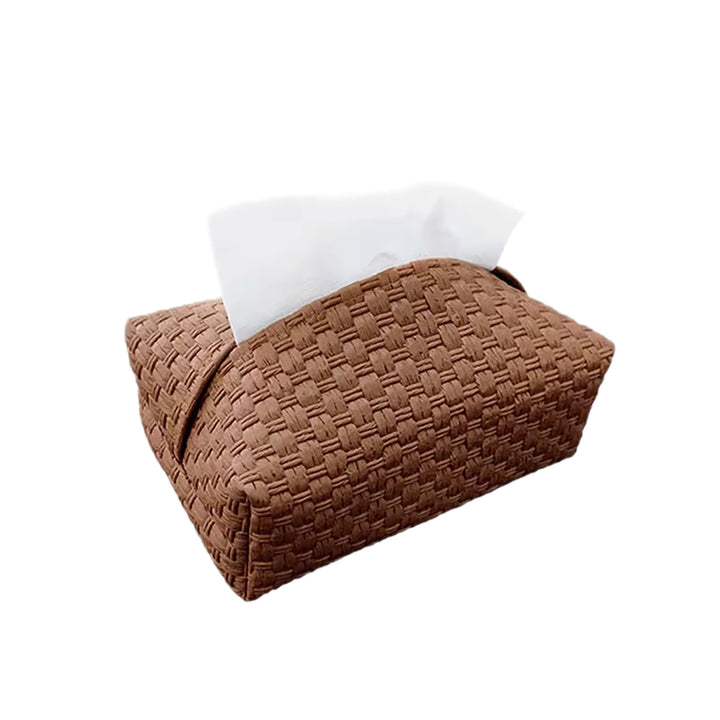 Woven Tissue Box Cover Bowlift