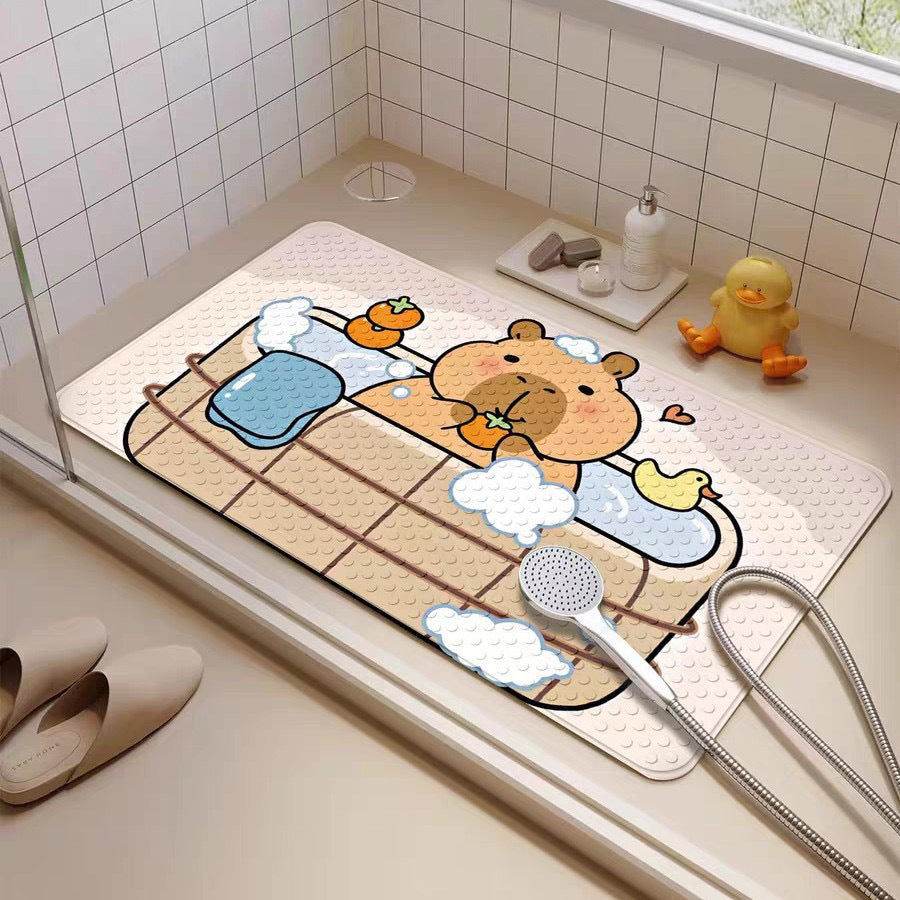 Cartoon Animal Bath Mat Bowlift