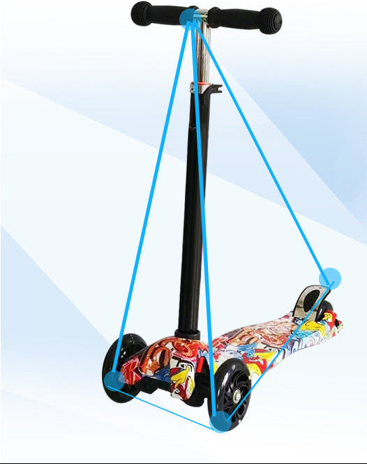 Three-Wheel Balance Scooter Bowlift