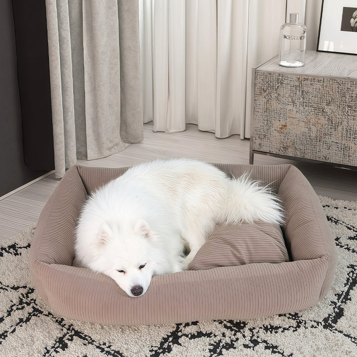 Deluxe Ribbed dog bed
