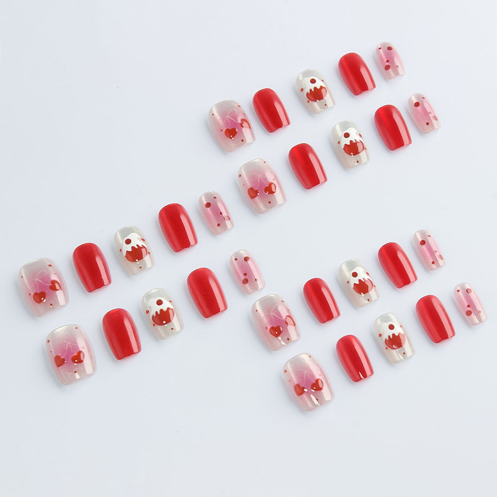 Decorative Themed Press-On Nail Set Bowlift