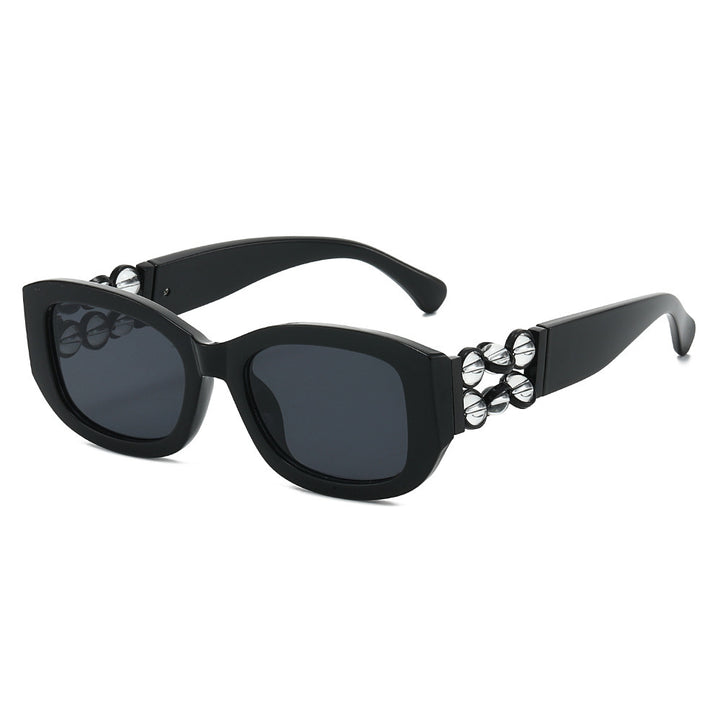Decorative Square Frame Glasses Bowlift