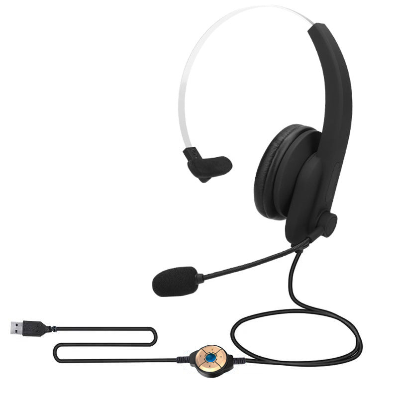 Ergonomic Wired Communication Headset Bowlift
