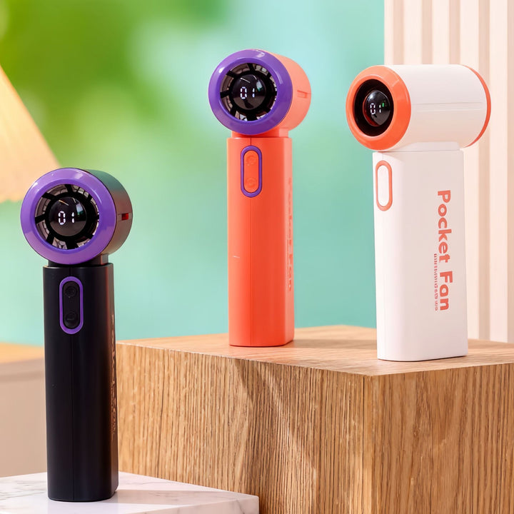 Women's Portable Battery Fan with USB Charging Function Bowlift