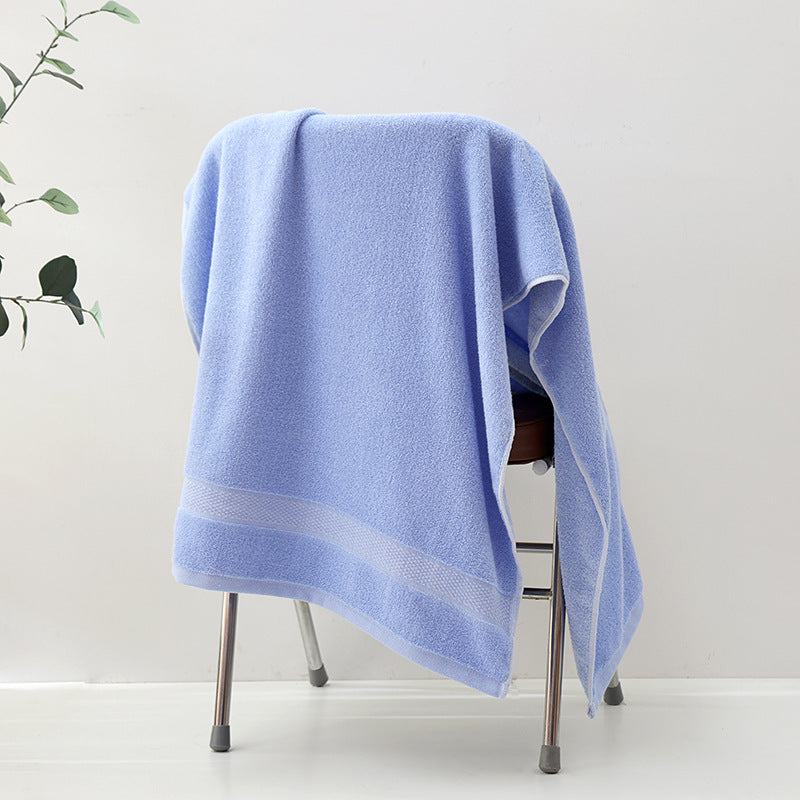Luxurious Terry Bath Towel With Stylish Border Bowlift