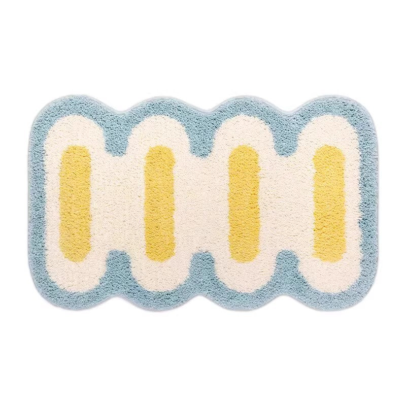 Coastal Starfish Themed Bath Mat