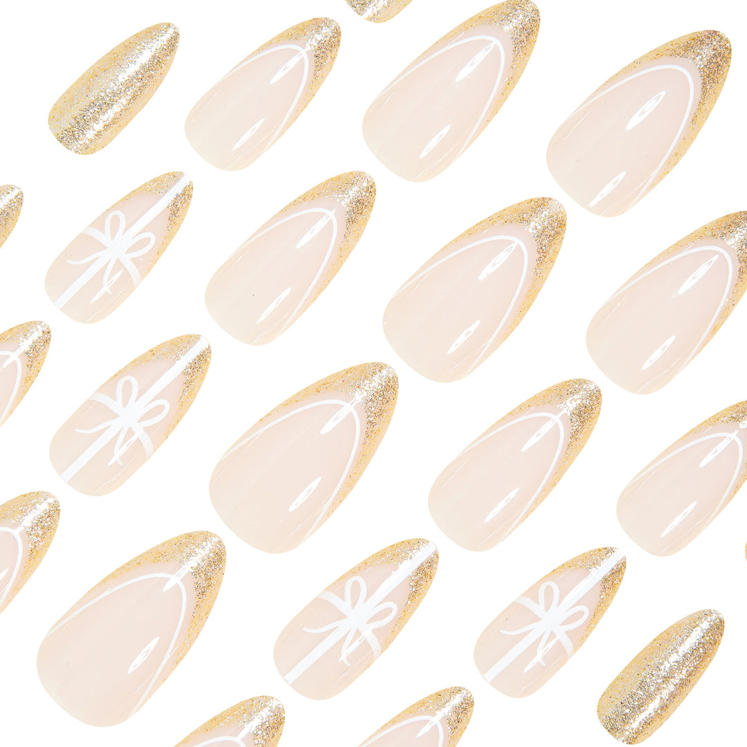 Elegant Stiletto Press-On Nail Tips Bowlift