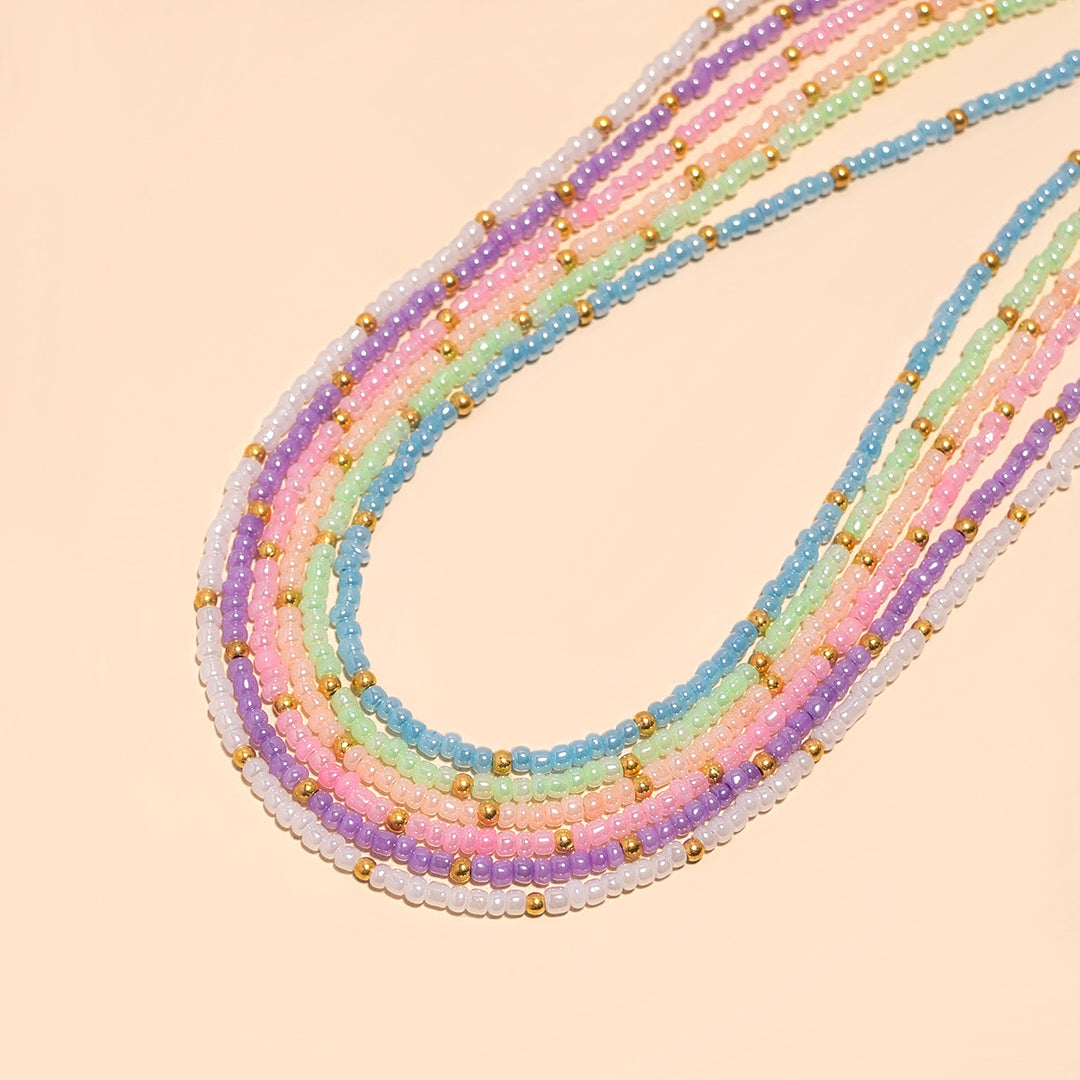 Double-Strand Beaded Eyewear Chain Bowlift