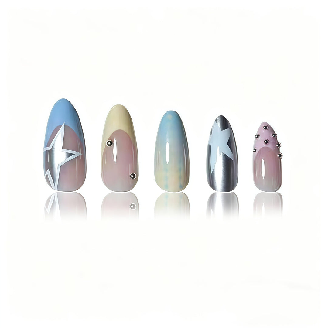Chic Decorative Press-On Nail Art Bowlift