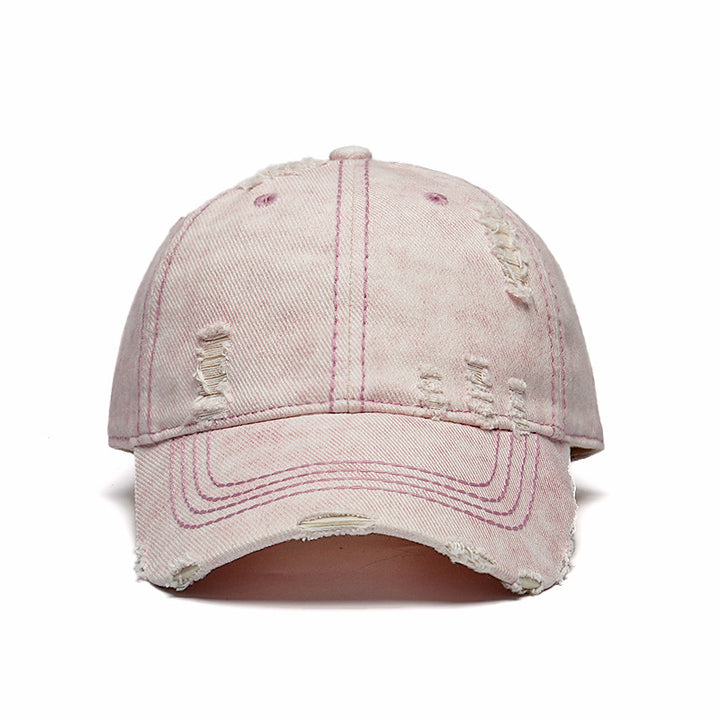 Women Casual Destroyed Baseball Cap Bowlift 1783610781