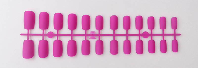 Matte Finish Long Stiletto Press-On Nails Bowlift
