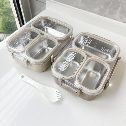 Premium Stainless Steel Multi-Compartment Food Storage Container